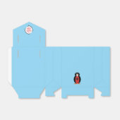 Personalized Ms. Penguin Albania Tent フェイバーボックス (折り畳みなし)