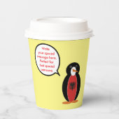 Personalized Ms. Penguin Armenia Party 紙コップ (正面)