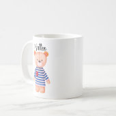 Personalized Mug Bear with Name コーヒーマグカップ (正面左)