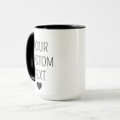 Personalized Mug, Custom Mug, customizable coffee マグカップ (正面左)