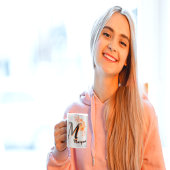 personalized mug, custom name mug, monogram mug, i マグカップ