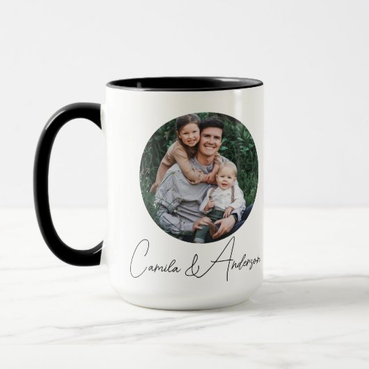 Personalized mug for dad with photo with dad. マグカップ (左)
