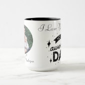 Personalized mug for dad with photo with dad. マグカップ (中央)
