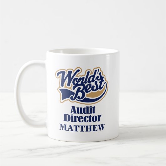 personalized Mug Gift監査ディレクター コーヒーマグカップ (左)