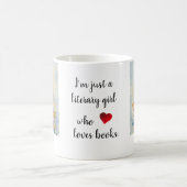 Personalized Mug "Literary Girl" コーヒーマグカップ (中央)