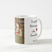 Personalized Mug "Literary Girl" コーヒーマグカップ (正面右)