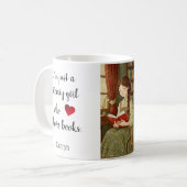 Personalized Mug "Literary Girl" コーヒーマグカップ (正面左)