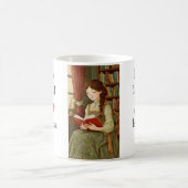 Personalized Mug "Literary Girl" コーヒーマグカップ (中央)