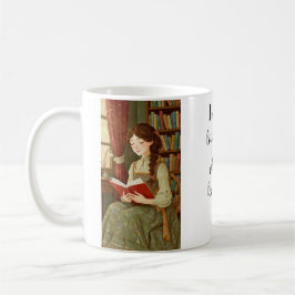Personalized Mug "Literary Girl" コーヒーマグカップ