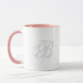 personalized mug - monogram or initials  マグカップ (左)