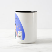 personalized mug to celebrate the accountant ツートーンマグカップ (中央)