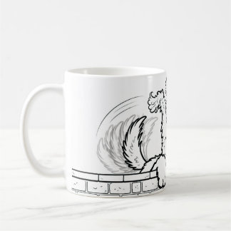 Personalized mug with a dog design コーヒーマグカップ