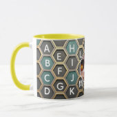 Personalized Mug with Custom Kid Photo A-Z letters マグカップ (左)