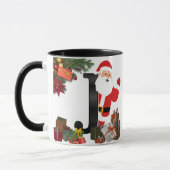 Personalized Mug with Letter マグカップ (左)