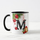 Personalized Mug with Letter マグカップ (左)