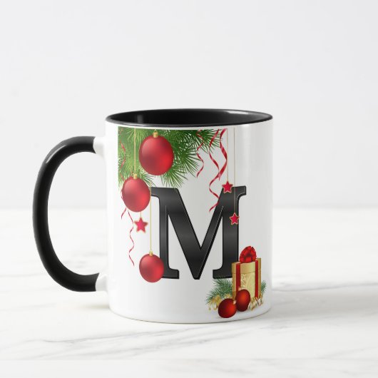 Personalized Mug with Letter マグカップ (左)