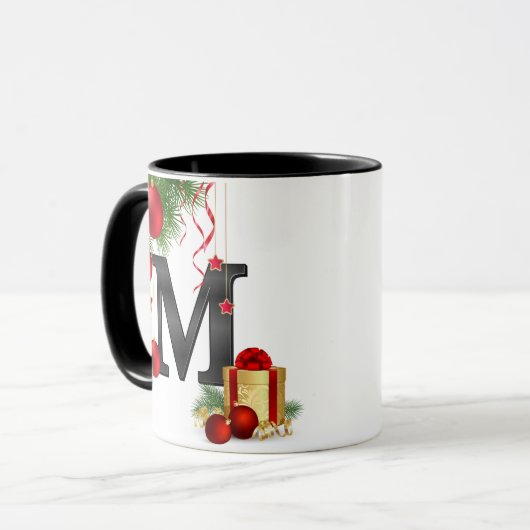 Personalized Mug with Letter マグカップ (正面左)