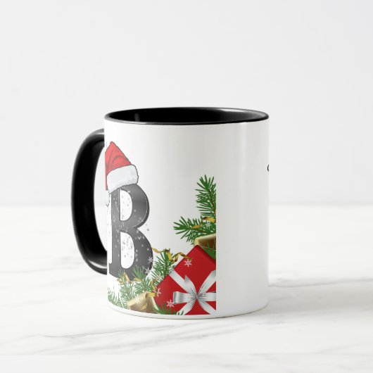 Personalized Mug with Letter マグカップ (正面左)