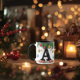 Personalized Mug with Letter マグカップ