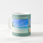 Personalized mug with photo, text and year コーヒーマグカップ (正面左)