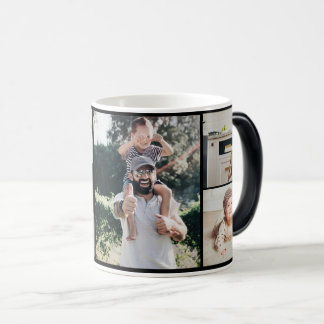 PERSONALIZED MUG, WITH PHOTOS FOR THE HAPPIEST DAD モーフィングマグカップ
