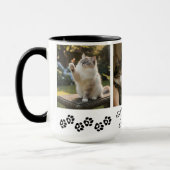 Personalized Multi-Photo Pet Lover Mug  マグカップ (左)