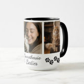 Personalized Multi-Photo Pet Lover Mug  マグカップ (正面右)