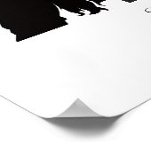 Personalized Mum photo print, Mothers day gift  ポスター (角)