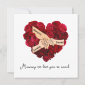 Personalized Mummy We Love You Mother's Day Card カード (正面)