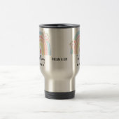 Personalized Mum's Rainbow & Floral Name Mug トラベルマグ (中央)