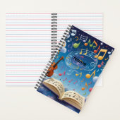 Personalized Musical Notebooks ノートブック (内側)