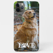 Personalized My Best Friend Photo Dog Love Paw Case-Mate iPhoneケース (裏面)