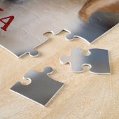 Personalized My Dog Photo and Name Puzzle Gift ジグソーパズル (側面)