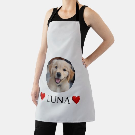 Personalized My Dog Photo & Name Apron エプロン (インサイチュ)