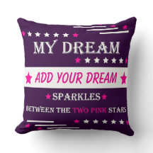 Personalized My Dream Between the Two Pink Stars