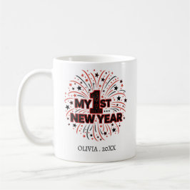 Personalized My First New Year Mug – Custom Name コーヒーマグカップ