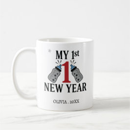 Personalized My First New Year Mug – Custom Name コーヒーマグカップ