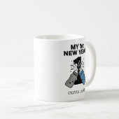 Personalized My First New Year Mug – Custom Name コーヒーマグカップ (正面右)