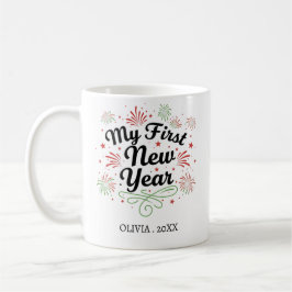 Personalized My First New Year Mug – Custom Name コーヒーマグカップ
