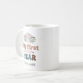 Personalized My First New Year Mug – Custom Name コーヒーマグカップ (正面左)