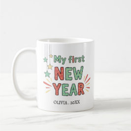 Personalized My First New Year Mug – Custom Name コーヒーマグカップ