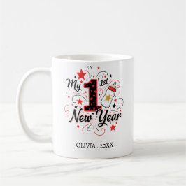 Personalized My First New Year Mug – Custom Name コーヒーマグカップ
