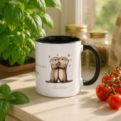 Personalized My Heart Is Yours Otter Mug コーヒーマグカップ