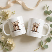 Personalized My Heart Is Yours Otter Mug コーヒーマグカップ