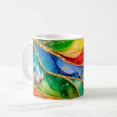 Personalized Mystic Butterfly Mug コーヒーマグカップ (正面左)