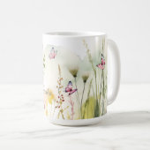 Personalized Mystic Butterfly Mug コーヒーマグカップ (正面右)