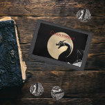 Personalized Mythical Dragon Trifold Wallet ナイロン三つ折りウォレット<br><div class="desc">This stunning moonlit dragon wallet makes a great gift for kids interested in myths legends and magical beasts</div>
