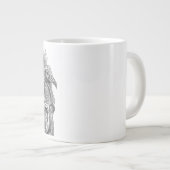 Personalized Mythological Turkey Mug ジャンボコーヒーマグカップ (正面右)