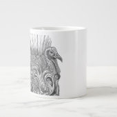 Personalized Mythological Turkey Mug ジャンボコーヒーマグカップ (正面)