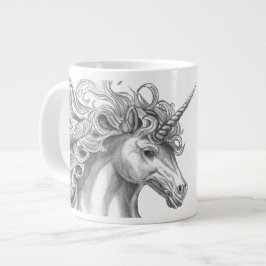Personalized Mythological Unicorn Mug ジャンボコーヒーマグカップ